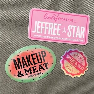 Jeffree Star Sticker Pack - 3pcs